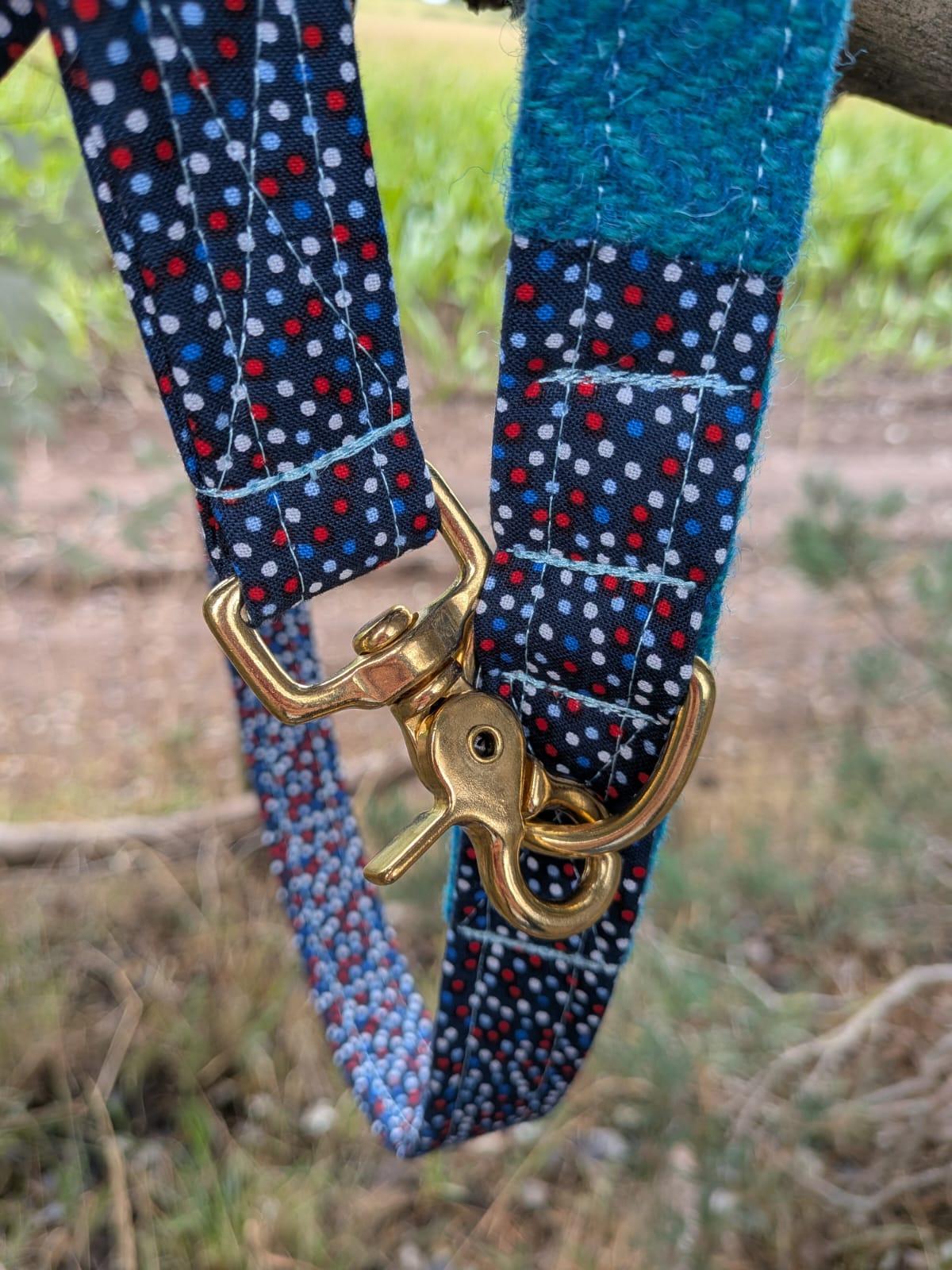 The Harris Tweed & Cotton Blend Collection Dog Lead- Country Mist