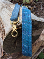 The Harris Tweed & Cotton Blend Collection Dog Lead- Highland Sky