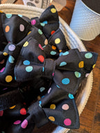 Confetti Walks Dog Bow Tie