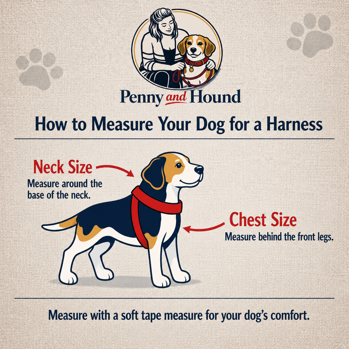 The Harris Tweed & Cotton Blend Collection Dog Harness - Highland Sky